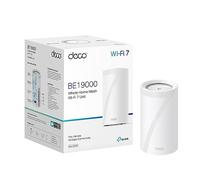 TP-Link Deco BE85 Whole Home Mesh Wi-Fi 7 system, BE19000 Tri-Band WiFi Booster, 2×2.5+2x10Gbps WAN/LAN Ports,12-Stream, AI-Driven Mesh Router, Add on Single Unit for All Deco Mesh