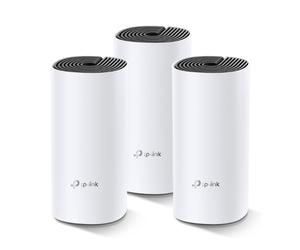TP Link Deco M4 3-Pack Whole-home mesh Wi-Fi system with seamless roaming, AC1200 dual-band speed, and robust parental controls!