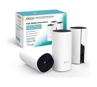 TP-Link Deco P9 Whole Home Powerline Mesh Wi-Fi System, Up to 6000 Sq ft Coverage, Dual-Band AC1200+HomePlug AV1000, Gigabit Ports, Compatible with Amazon Echo/Alexa, limited walls impact, Pack of 3,