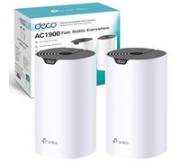 TP-Link Deco S7(2-pack) AC1900Mbps Whole Home Mesh WiFi System, Dual-Band WiFi Extender Booster with Gigabit Ports, Coverage up to 3,900 ft2, Connect up to 150 devices, 1.2 GHz CPU, Parental Control