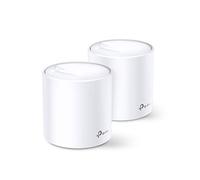 TP-Link Deco WiFi 6 Mesh AX 5400Mbps Deco X60(2-Pack) V3.2, WiFi 6 System for Whole Home, 490㎡ Coverage, Easy Installation, Parental Control, Compatible with All Fiber Boxes