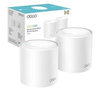 TP-Link Deco X10(2-pack) AX1500Mbps Whole Home Dual-Band Mesh WiFi 6 System, AI-Driven WiFi Extender Booster, 2x Gigabit Ports, Coverage up to 3900ft²,Connect up to 120 devices, Gaming&4K, Easy Setup