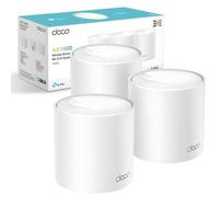 TP-Link Deco X10(3-pack) AX1500Mbps Whole Home Mesh WiFi 6 System, Coverage up to 5600ft²,Easy Setup, WiFi Mesh System, Wi-Fi Router, Extender Booster, Gaming&4K, Easy Setup, Alexa & Google Home