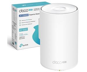TP-Link Deco X50-4G AX3000 Whole Home Wi-Fi 6, Add on Single Unit for All WiFi 7/6/5 Deco Mesh Pack for Extended Coverage Requirement, Connects up to 150 Devices, HomeShield, Works with Alexa