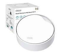 TP-Link Deco X50-PoE(1-pack) AX3000Mbps Whole Home Mesh WiFi 6 with PoE, 2.5G WAN&LAN Port, Dual-Band WiFi Booster, Seamless AI Driven Internet Booster, Supports PoE&DC Power Supply, HomeShield