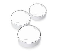 TP-Link Deco X50-PoE Wi-Fi 6 Mesh WLAN Set (3 Pack), AX3000 Dual-Band Router & Repeater (Supports PoE and DC Power Supply, 2.5 Gbps Port, Range up to 600 m², WPA3, Ideal for Large Homes) White