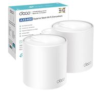 TP-Link Deco X60(2-pack) AX5400Mbps Whole Home Mesh WiFi 6 System, AI Driven WiFi Booster, Up to 5,300 ft² Coverage, 1 GHz Quad-Core CPU, Compatible with Amazon Alexa, HomeShield Security, Easy Setup