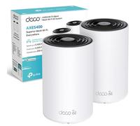 TP-Link Deco XE75(2-pack) AXE5400 Tri-Band Whole Home Mesh WiFi 6E System | 3 * Gigabit Ports, AI-Roaming WiFi Router Extender Booster, IoT WiFi, HomeShield, VPN, Easy Setup, Alexa & Google