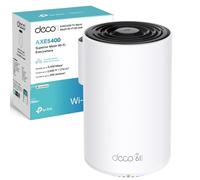 TP-Link Deco XE75, AI Deco Mesh WIFI Extender Booster, Dual Band WiFi 6E Router, WIFI Rooter, 270m2 Coverage, 5,400 Mbps Speed for 200 devices, Internet Booster, Universal Compatibility