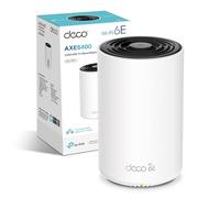 TP-Link Deco XE75, AI Deco Mesh WIFI Extender Booster, Dual Band WiFi 6E Router, WIFI Rooter, 270m2 Coverage, 5,400 Mbps Speed for 200 devices, Internet Booster, Universal Compatibility