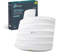 TP-LINK Omada 300Mbps Wireless N Ceiling Mount Access Point (EAP115) POE, 10/100