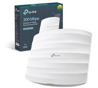 TP-Link EAP115 N300 Wireless Access Point, 300Mbps Access Points Support PoE 802.3af and Direct Current, Omada Mesh, Easy Setup, Centralized Cloud Management, Easily Mount to Wall or Ceiling