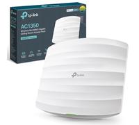 TP-Link EAP225 Access Point, AC1350 WiFi Dual Band Wireless Access Points, Gigabit Ethernet Port Support 802.3af/Passive PoE, Omada Mesh, Easily Mount to Wall or Ceiling, Free Controller Software