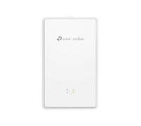 TP-Link EAP625GP-Wall, AX1800 WI-FI 6 Wall Plate GPON Access Point, Supports Gigabit Ethernet Port and Passive PoE+, Long-range coverage, Indoor/Outdoor Weatherproof, Mesh and seamless roaming
