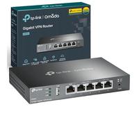TP-Link ER605 Omada SafeStream 5-Port Gigabit VPN Router – IPsec/PPTP/L2TP, 20 IPsec Tunnels