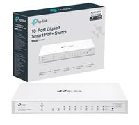 TP-Link Festa Festa FS310GP 10-Port Gigabit Switch, 8 Port Gigabit 802.3af, at PoE plus, 2 Gigabit SFP Slots, 61W Total PoE Budget, Up to 30W PoE Power per Port, Cloud Management
