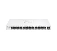 TP-Link Festa FS352GP 52-Port Gigabit Switch, 48× Gigabit 802.3af/at PoE+ Ports,