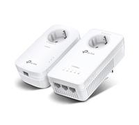 TP-Link INTD Powerline TL-WPA8631P Kit AV1300-AC1200-Gigabit-WLAN-Powerline-KIT with socket, Black