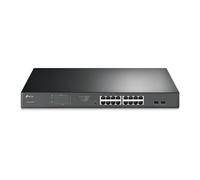 TP-LINK TL-SG1218MPE 36 Gbit/s Rack Mountable Managed 16 x Gigabit Ethernet RJ45+SFP Ports Network Switch
