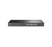 TP-LINK 18-Port Gigabit JetStream Smart Switch 16-Port PoE+, 2x SFP - (TL-SG2218