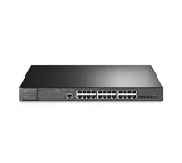 TP-Link JetStream 24-Port Gigabit and 4-Port 10GE SFP+ L2+ Managed Switch with 24-Port PoE+