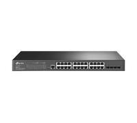 TP-LINK - JetStream 24 Port Gigabit Managed Switch with 4 SFP Slots