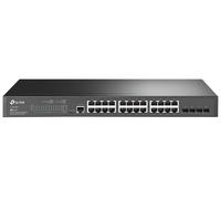 TP-LINK - JetStream 24 Port Gigabit Managed Switch with 4 SFP Slots
