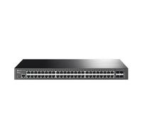 TP-LINK JetStream 48-Port Gigabit L2+ Managed Switch with 10GE 4 SFP+ Slots Fanl