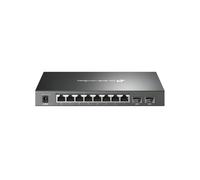 TP-Link JetStream 8-Port Gigabit Smart PoE+ Switch with 2 SFP Slots, Supports 8 Gigabit PoE Ports, 58W Budget, Fanless (SG2210P)