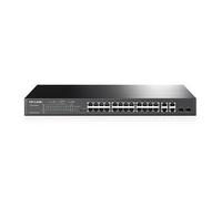 TP-Link JetStream TL-SL2428P network switch Managed L2 Fast Ethernet (10/100) Power over Ethernet (PoE) 1U Black