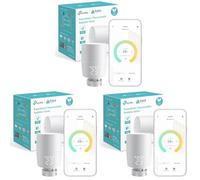 TP-Link Kasa Smart Thermostat Radiator Valve, Smart Radiator Valve, Energy Saving, LED display Radiator Thermostat Valve, Smart TRV Schedule, Works with Alexa & Google Home, Easy installation(KE100)