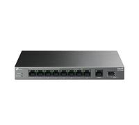 TP-Link LS1210GP 10-Port Gigabit Desktop with 8-Port PoE+ Switch , 1x Gigabit SFP Port Network Switch, 61 W PoE Budget, 30 W Output, Up to 250m Transmission, Traffic Separation, Plug & Play