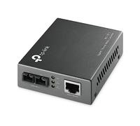 TP-Link MC210CS Gigabit Single-Mode Media Converter, Fiber to Ethernet, 1000Base-LX to RJ45 Ethernet, Complies with IEEE 802.3ab/802.3z, SC Port, 1310nm, Auto-Negotiation, Plug & Play, Up to 20km