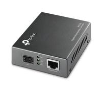 TP-Link MC220L Gigabit SFP Media Converter, 10/100/1000Mbps RJ45 to SFP, IEEE 802.3ab/3z Compliant, FX Port Support Hot-Swappable, Auto-Negotiation,