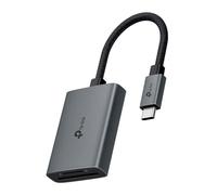 TP-Link Memory Card Reader SD Card Reader, USB C to SD and microSD up to 2TB, USB 3.0, UHS-I 200MB/s, Simultaneous Reading and Writing of Two Cards, UA430C