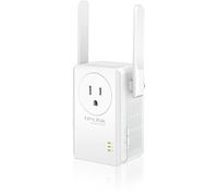 TP-Link N300 Wi-Fi Range Extender with Pass-Through Outlet (TL-WA860RE),White