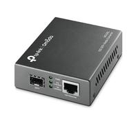 TP-Link Omada 10G Multi-Gigabit SFP Media Converter, 1G/2.5G/5G/10Gbps RJ45 Port, Hot-Swappable SFP+ Slot, IEEE 802.3an/ae/aq, LED Indicators, Plug & Play Fiber Optics Extension
