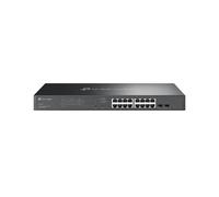 TP-LINK 18-Port Gigabit JetStream Smart Switch 16-Port PoE+, 2x SFP - (TL-SG2218
