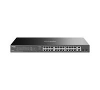 TP-Link Omada 24 Port Gigabit PoE Switch, Easy to Manage, 250W Budget, PoE+ Compliant, Up to 250 m PoE Distance, Automatic Recovery, VLAN, Automatic Loop Prevention, Fanless, Managed