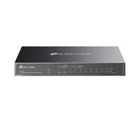 TP-Link Omada ES210GMP 10-Port Easy Managed Gigabit Switch with 8 PoE+ Ports, 123W Power Budget, Metal Housing, Auto Recovery, Port Isolation, VLAN, Snooping