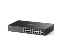 TP-Link Omada ES220GP 20-Port Gigabit PoE+ Switch, 150W Easy Managed Switch | 16-Port PoE+, 150W PoE Budget, Omada Cloud Management, Rackmount/Desktop, Fanless Metal Design