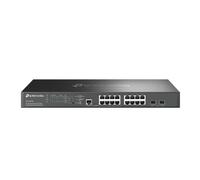 TP-Link Omada SG3218XP-M2 | 2.5G Multi-Gig 16-Port PoE Switch, 2 x 10GE SFP+ Ports, 8 PoE+ Ports @ 240W | Intelligent Managed L2+ | Omada SDN Support | Static Routing, IGMP Snooping,
