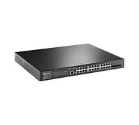 TP-Link Omada SG3428MP 28-Port Gigabit L2+ Managed PoE+ Switch, 24x PoE+ Ports Network Switch, 384W PoE Budget, 4x Gigabit SFP Slots, Cloud Managed, Rackmount, Metal Case