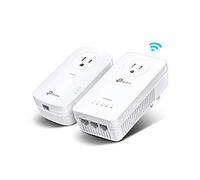 TP-Link Powerline WiFi Extender(TL-WPA8631P KIT)- AV1300 Powerline Ethernet Adapter with AC1200 Dual Band WiFi, Gigabit Port, Passthrough, OneMesh, Plug & Play, Ideal for Gaming/4K TV