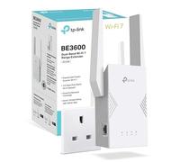 TP-Link RE225BE BE3600 WiFi Extender Booster,WiFi 7 Dual Band WiFi Booster with Ethernet Port,WiFi Extender with MLO/4K-QAM/Roaming,EasyMesh Internet Booster,APP control,Plug and Play