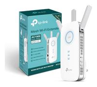 TP-Link RE550 AC1900 WiFi Extender Booster, Dual Band WiFi Booster, 3 Antennas, Gigabit Ethernet Port, Intelligent Monitor, AP Mode, APP Control, Ult