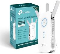 TP-Link RE550 AC1900 WiFi Extender Booster, Dual Band WiFi Booster, 3 Antennas, Gigabit Ethernet Port, Intelligent Monitor, AP Mode, APP Control, Ultimate Compatibility WiFi Mesh, Easy Setup
