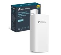 TP-Link SG2005P-PD 5 Port Gigabit Outdoor Smart Ethernet Switch, Up to 200m PoE Network Splitter, 1-Port In and 4-Port Out, Distance up to 200 m, Easy Install, IP55, Cloud Management, Static Routing