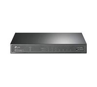 TP-Link SG2008p 8 Port Gigabit PoE Switch, 4× Gigabit PoE Ports, 802.3af-at 30W, 62W Total Budget, Network Switch, Power Saving, Plug & Play, Metal Case, Ethernet Switch, Ethernet Splitter