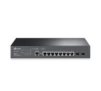 TP-Link SG3210 Gigabit L2+ Managed Switch, 8× Gigabit RJ45 Ports Network Switch, 2× SFP Slots, Fanless Ethernet Switch, Static Routing, Omada SDN, Cloud & Standalone Management, Ethernet Splitter